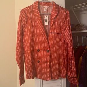 Anthropologie double breasted blouse NWT